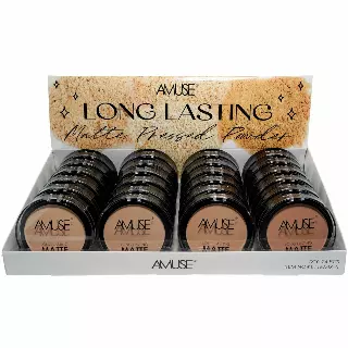 Amuse Matte Pressed Powder - Wholesale Display 24 Units (KL116MIX-A)