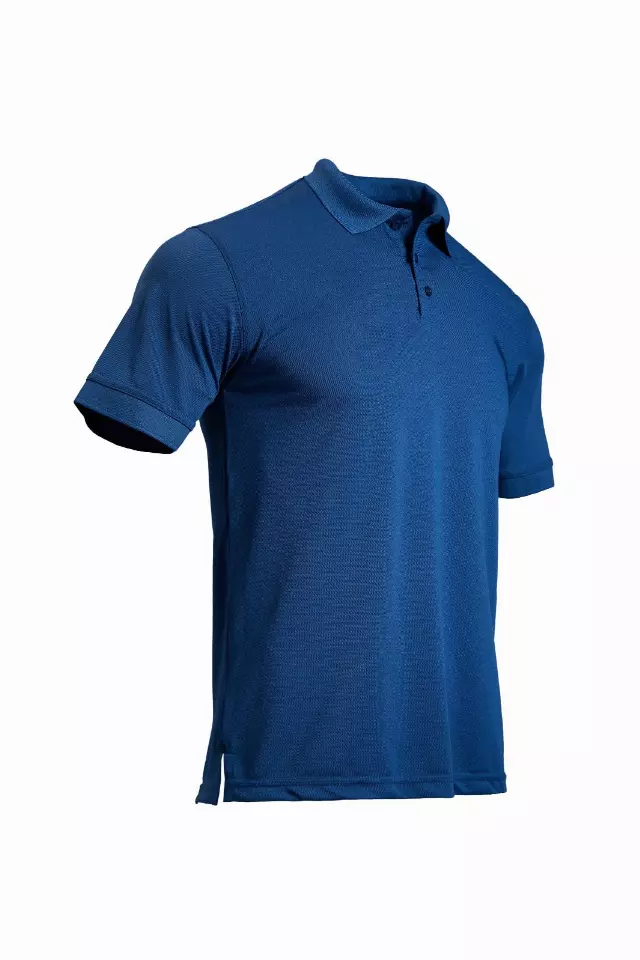 Men's solid pique sport polo shirt - Style #LHT12- $10/Unit MINIMUM 24 PCS Open Stock - PLEASE SEE DESCRIPTION — Rustic Blue