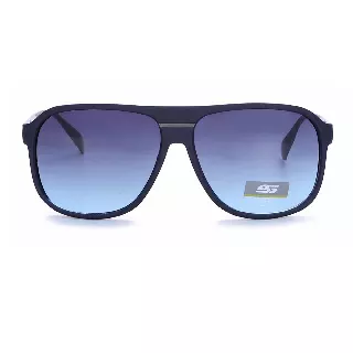 Matte-Finish Navigator Aviator Sunglasses with Gradient Lenses SS10495