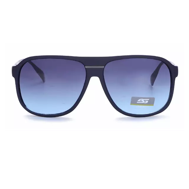 Matte-Finish Navigator Aviator Sunglasses with Gradient Lenses SS10495