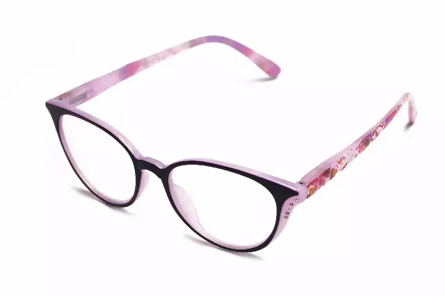 R6046-1 floral temple reading glasses — +1.50(1dz)