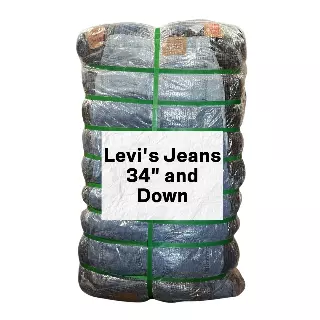 Levi's Jeans 34" and Down Bale — 50LB