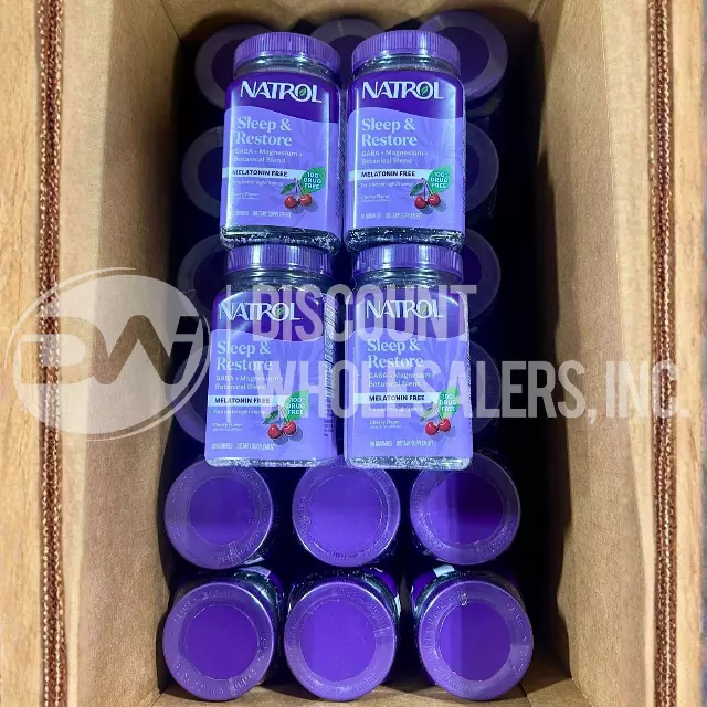 Natrol Sleep & Restore Melatonin Free Gummies Cherry · 60 units