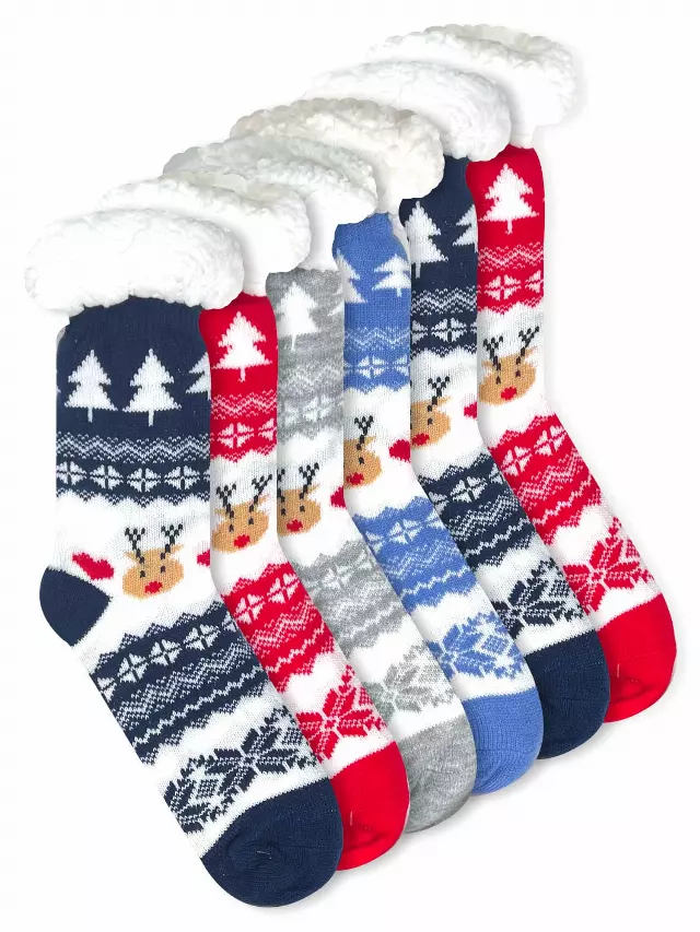 Sherpa-Lined Socks #038 (Dozen)