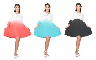 PNA-1136- Lightweight & Comfortable Casual Cover-Up Dress (6-PCS PRE-PACK)