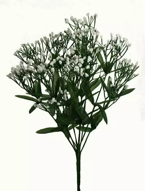 SBX2023 – Wrapped stem white gyp bush x14 (Min. 12) – Case Pk: 120