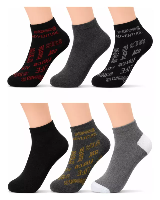 Boys' Socks #3176M (Dozen) — Assorted / Sock Size 4-6