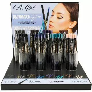 L.A. Girl Ultimate Auto Eyeliner - Wholesale Display 96 Units (GPD531)