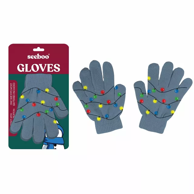 LED Light Up Knit Gloves – Adult Size — Litmis