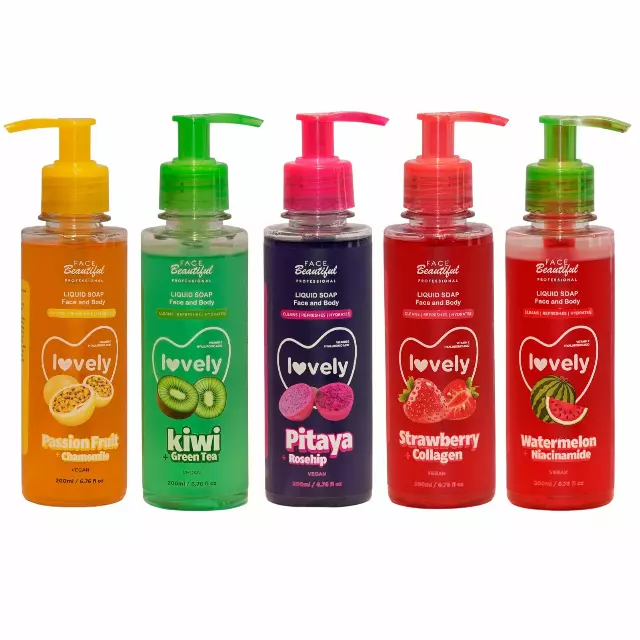 Face Beautiful Lovely Liquid Soap Assorted - Wholesale 5 Units (FB-004)