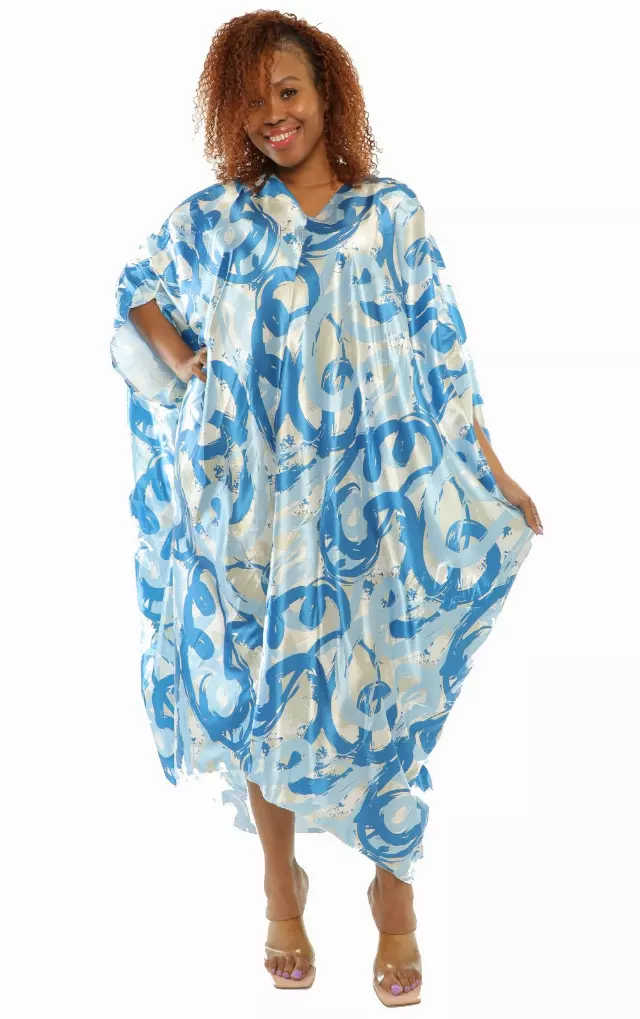 22098 - ON SALE!!! Satin Hi-Lo Kaftan - (3 Pcs Pre pack) - $10 Each