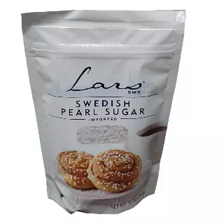 LARS' OWN Swedish Pearl Sugar 10 oz/ ea. 6x/ case (60 total oz) Shelf Stable (as-is) Best By: 02/24