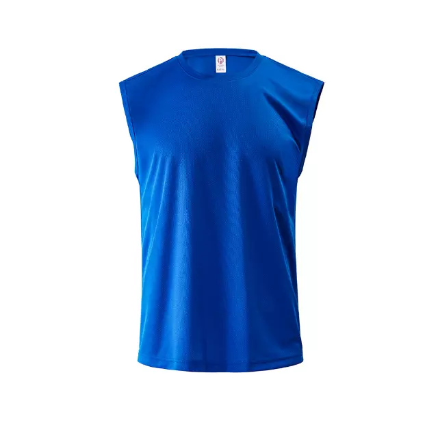 Men's Performance Tank Top Shirt with Breathable Polyester Micro Mesh - Style #MS203- $3.90/Unit MINIMUM 24 PCS - PLEASE SEE DESCRIPTION - S-3XL — Royal Blue
