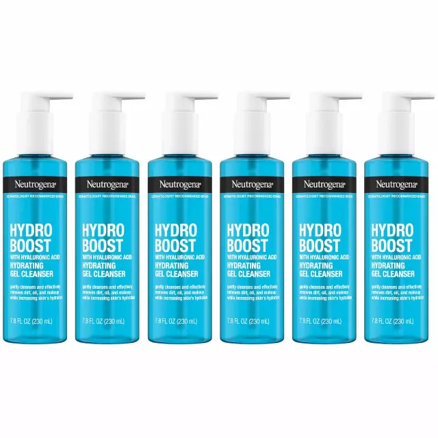 Neutrogena Hydro Boost 200ml Water Gel Cleanser Pack - Wholesale 6 Units (NEUTROGENA 8345)