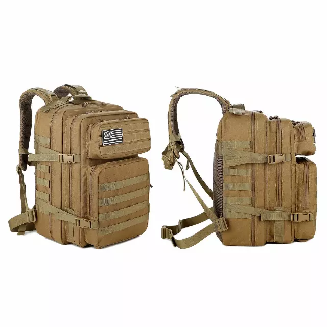Large Military Army Tactical Backpack — Khaki