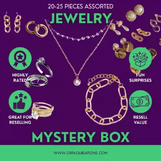 Jewelry & Accessories Mystery Box · 20-25 pieces · unbranded