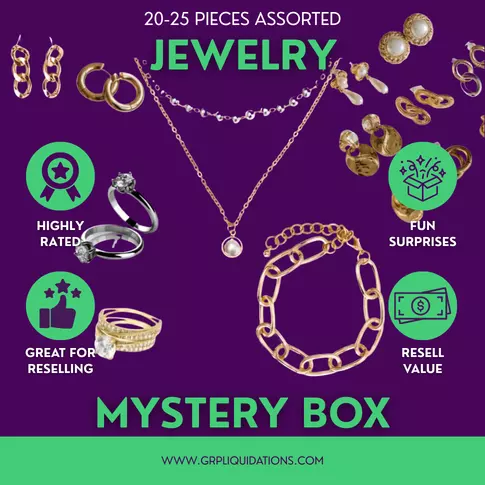 Jewelry & Accessories Mystery Box · 20-25 pieces · unbranded