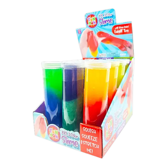 Fun Doh™ XXL 3-Color Slime - 12 Pieces Per Retail Ready Display 25261