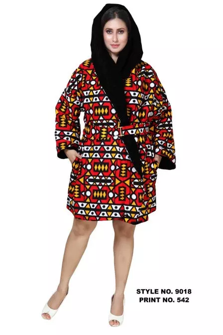 9018 - Reversible Suede Jacket - One Size (3pcs PRE-PACK) ($40 Each) — One Size / Print-550