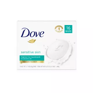 Dove Sensitive Skin Beauty Bar 3.75oz 16 Count – Case Pack 6