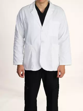 Unisex 31" Length Multi Pocket Consultation Student Lab Coat — 3XL