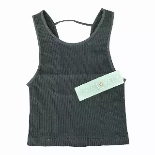#532-TP307 Women’s Short Black Tank Top – O/S – $1.00 each (12 Pieces)