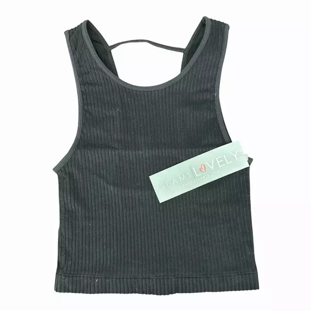 #532-TP307 Women’s Short Black Tank Top – O/S – $1.00 each (12 Pieces)