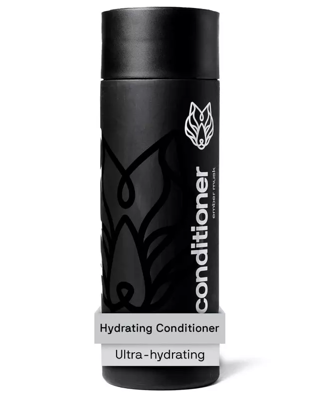 Black Wolf Mens Everyday Hair Conditioner – Hair Care for Men, 12 Fl Oz | Salon-Grade Deep Conditioner for Men Smooths, Detangles & Locks in Moisture – Hydrated & Moisturized Hair – All Hair Types