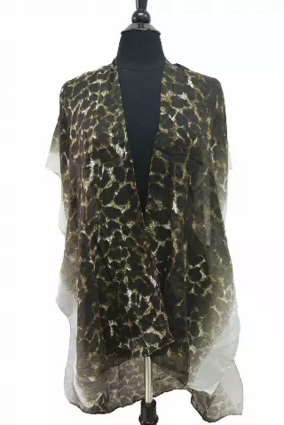 RS310 Animal Print Spring Kimono