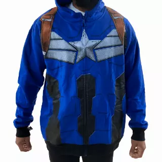Captain America The Winter Soldier Zip Hoodie · 20 · MD/LG