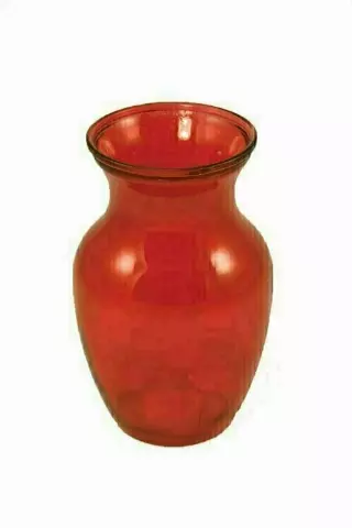 GP4000RED – 8” Red sweetheart vase 4” opening – “case of 12”