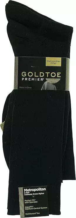 #9-GT-2377 Famous Maker Dress Crew Socks – $1.50 per 3 pair pack (20 Packs)