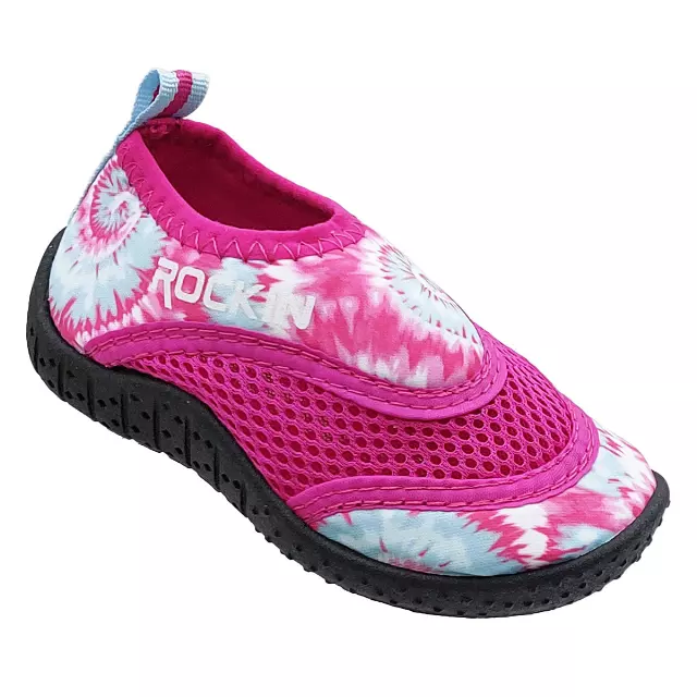 Aqua Tie Dye Toddlers Aqua Socks