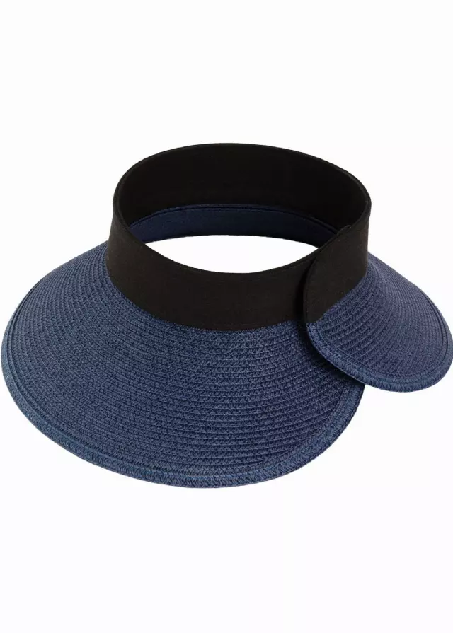 Magid Straw Visor — Navy