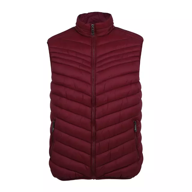 Men's berber lined vest with detachable hood - Style #MV806 - $12.50/Unit MINIMUM 12 PCS - PLEASE SEE DESCRIPTION - S-2XL — Burgundy