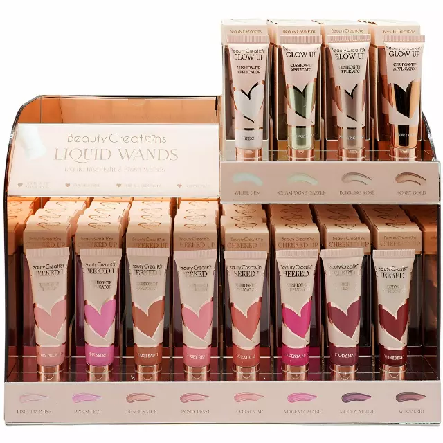 Beauty Creations Liquid Wands - Liquid Highlight & Blush Wands - Wholesale 72 Units + 12 Tester (FSLW-PTD1)