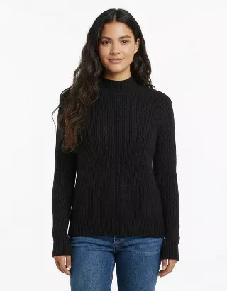 Textured Sweater #04 — Black / S/M-L/XL