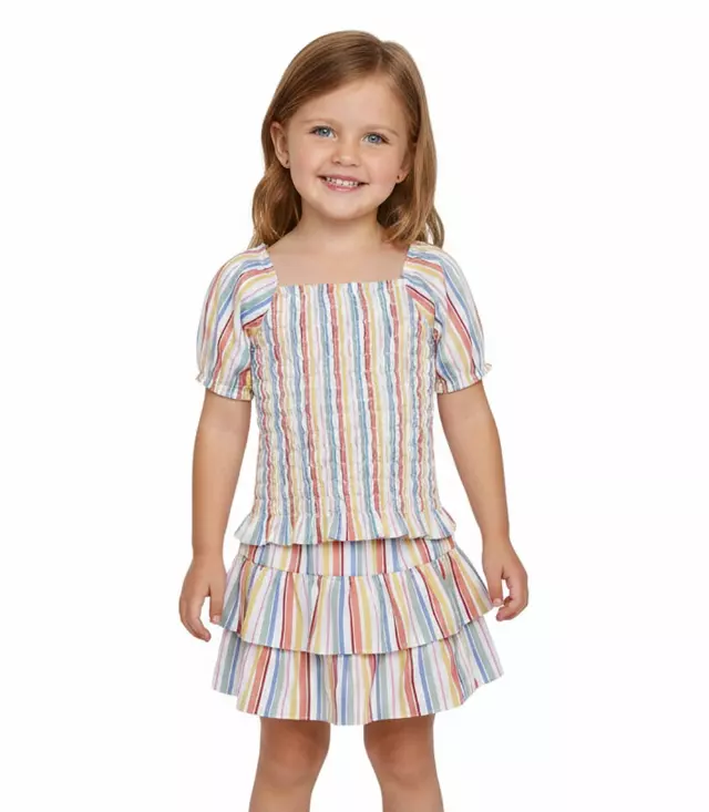 GIRLS PINK Knit Top with Woven Skirt Set - 2495304