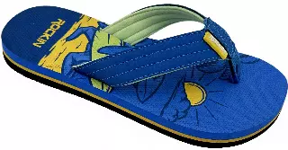 ROCKIN BLUE "SURF SHARK" KIDS FLIP FLOPS