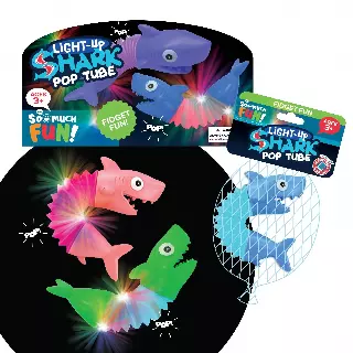 Bendy Shark Light-Up Toy - 12 Pieces Per Pack 23683