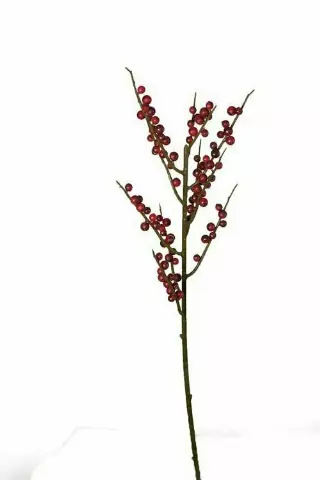 PLX3999Burg – 21” Large Plastic Winterberry “ea” – Min 12 – Case Pack 240