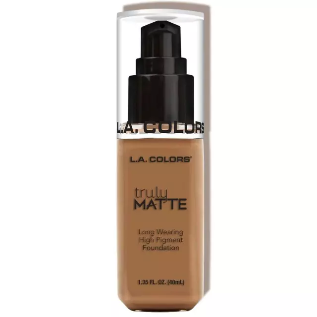 L.A. Colors Truly Matte Foundation Deep- Wholesale 12 Units (CLM361)