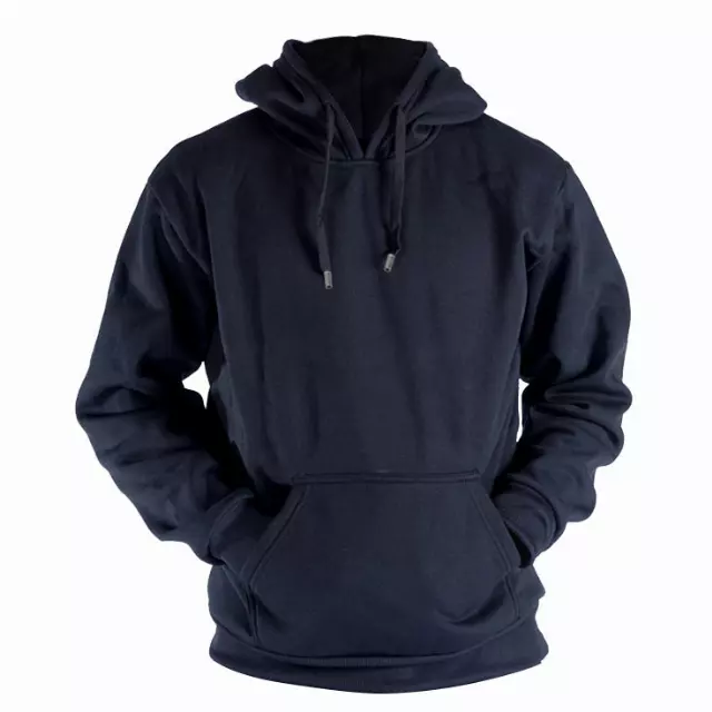 Men's Pullover Fleece Hoodie - Style #MFJ172-$7.25/Unit - 24 PCS/CS - PLEASE SEE DESCRIPTION — Black