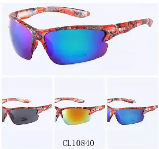 Coolook Semi-Rimless Camo Print Sunglasses CL10840-CAMO