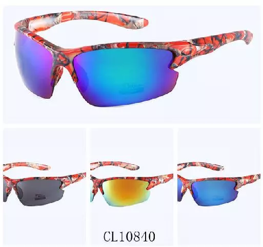 Coolook Semi-Rimless Camo Print Sunglasses CL10840-CAMO