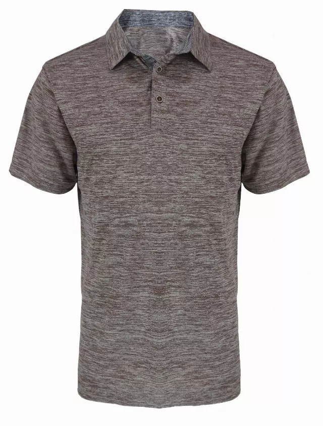 Men's Performance Polo Shirt - Style #LHT8- $7.90/Unit MINIMUM 24 PCS- PLEASE SEE DESCRIPTION - S-2XL — Brown