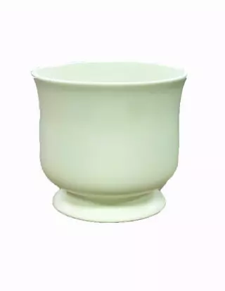 CP3172 (color bisque) – 6.5” x 6” deep matte ceramic fits 6” pot-“case pk 6”