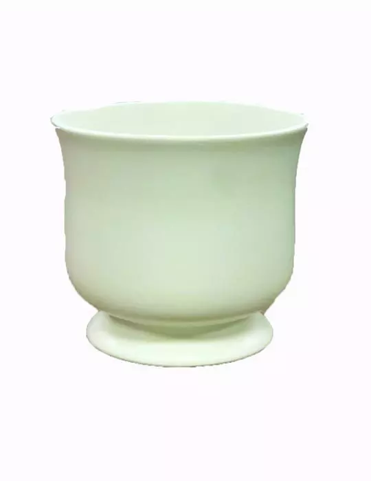 CP3172 (color bisque) – 6.5” x 6” deep matte ceramic fits 6” pot-“case pk 6”