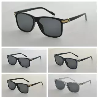 Men's Premuim Lightweight Square Sunglasses with Sleek Accents SK10641