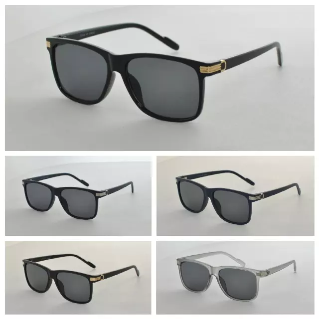 Men's Premuim Lightweight Square Sunglasses with Sleek Accents SK10641